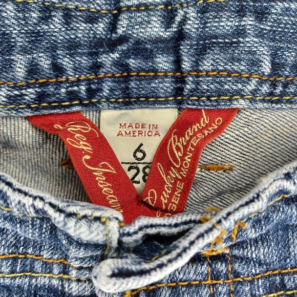 Vintage Lucky Brand Low Rise Boot Cut  Classic Blue Women's Jeans - Picture 8 of 15